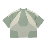 Paneled Two-Tone Polo Shirt