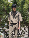 Morris Linen Belted Wide Slacks