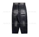 Link double back pocket denim pants