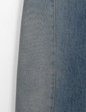 Supima cut washed denim wide pants