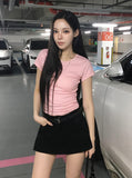 Pending Belt Mini Low Skirt Pants