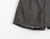 Dini Basic Wool Pintuck Winter Shorts