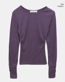 Soel Sleeve Button Slim Fit Long Sleeve T-Shirt