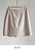 Audrey Jacquard Button Wrap Skirt Pants