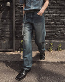 Terne semi wide denim pants