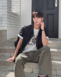 Airy Pocket Over Short Sleeve Shirt