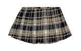 Alice Wool Check Pleated Skirt