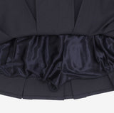 Nero pocket pleats skirt