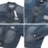 Le So Carpenter Patch Denim Jacket