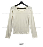 [U-BASIC] Winter Deep Brushed Round Long Sleeve