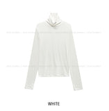 [U-BASIC/wool 28%] Solid Basic Turtleneck Long Sleeve