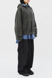 Det Washed Cropped Hoodie