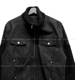 Mood Knit Color Matching High Neck Jacket
