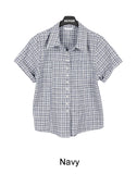 Noir check shirt