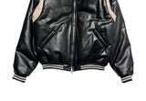Kochi Leather Varsity Padded Jumper