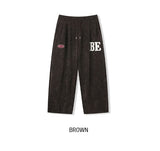 Cozy Velvet Mink Brushed Training Pants