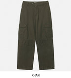 P.O. Straight Cargo Cotton Pants
