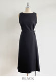 Roselle Layered Wrap Sleeveless Long One Piece