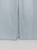 Delg Summer Slit Denim Long Skirt