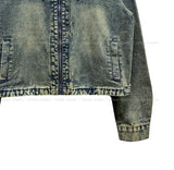 Lauren Cut Vintage Washed Denim Jacket