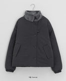 Qumi High Neck Wool Padding Jumper