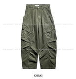 Koiz Pintuck Diagonal Balloon Cargo Pants