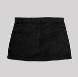 Zipper Angle Mini Skirt