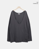 Humma Deep V-Neck Long Sleeve T-Shirt