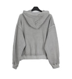 Cardin Pigment Washing Cropped Hooded Zip-Up