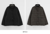 Belmori High Neck Check Reversible Padding