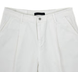 [U-BASIC] Lin Pintuck Cotton Bermuda Pants