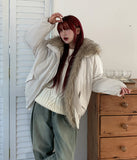 Hayni Bold Cable Off-Shoulder Knit