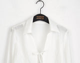 Bolden Balletcore Strap Shirt Blouse