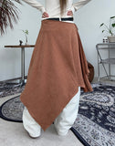 Festie Suede Wrap Skirt