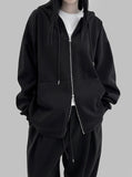 Turning Two-Way Hooded Zip-Up