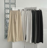 Linen Banding Wide Pants