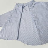 Striped loose fit long sleeve shirt