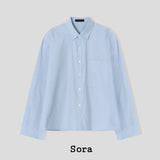 Sepia Minimal Crop Shirt
