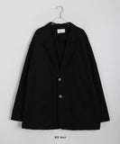 [UNISEX] Bacond Cotton Single Over Jacket