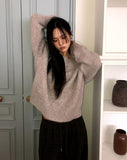 Deu round neck loose fit knit