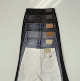 -3kg Span Semi-Bootcut Long Denim Pants