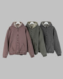 Fleece Dyed Hooded Jumper