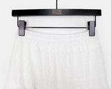 Lemin Frill Lace Long Skirt