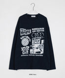 [unisex] Jeldy Printed Over Knit Long Sleeve T