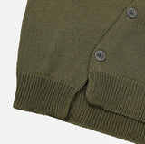 Bock Diagonal Button Linen Cardigan