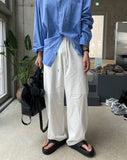 Needle Linen Pants