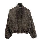 Letch Wool Mohair Quilted Jumper