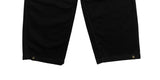 Fork Cut Snap D-Ring Cotton Wide Pants