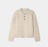 Tessie Stitch High Neck Two-Way Knit