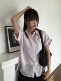 Kanz Overfit Short Sleeve Shirt Sleeveless Set